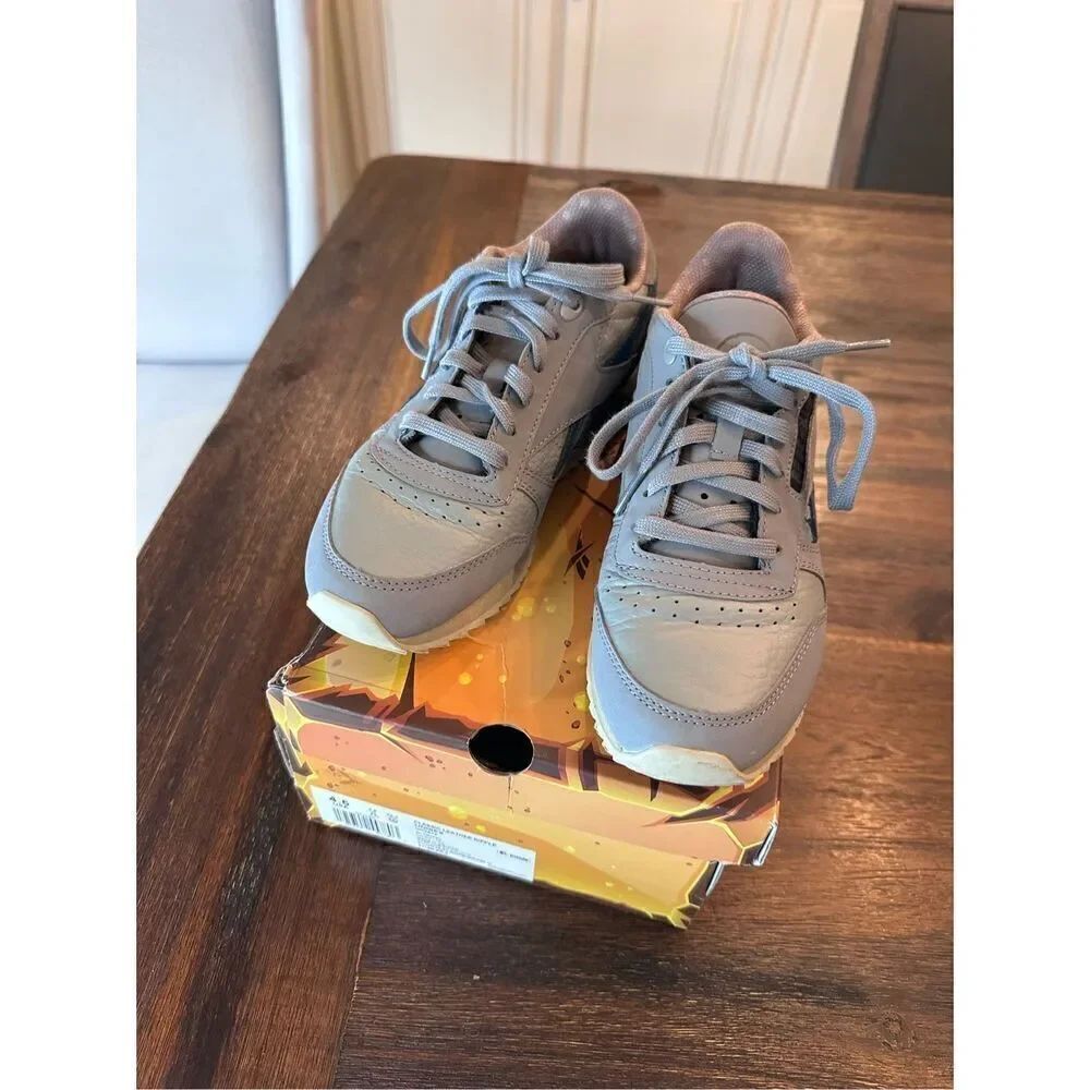Reebok Classic Leather Ripple Hq6253 Pure Gray Jurassic World unisexโsneaker for